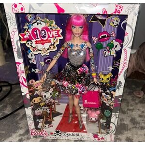 Mattel Tenth Anniversary Tokidoki Black Label Barbie Collector Doll (NWT)